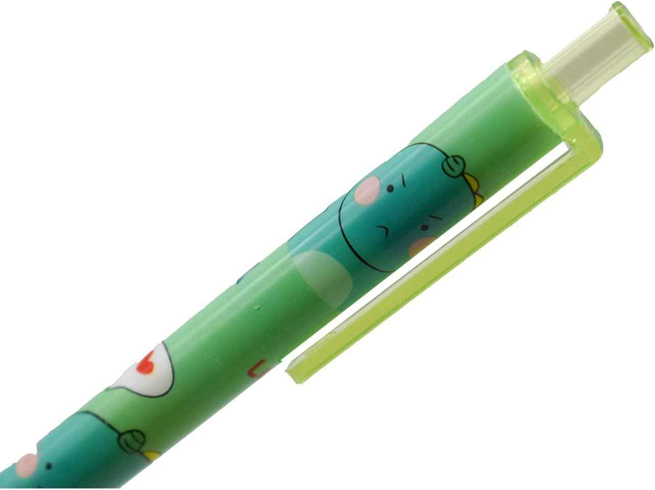 12PCS Cute Dinosaur Retractable Gel Pens For Kids School Supplies - TTpen