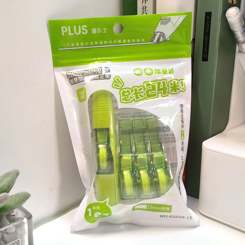 PLUS Transparent Correction Tape Set