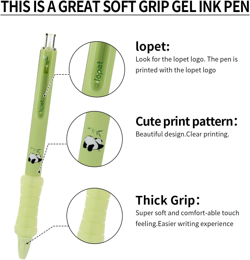 LOPET Panda Capybara Mechanical Pencils 8-Pack