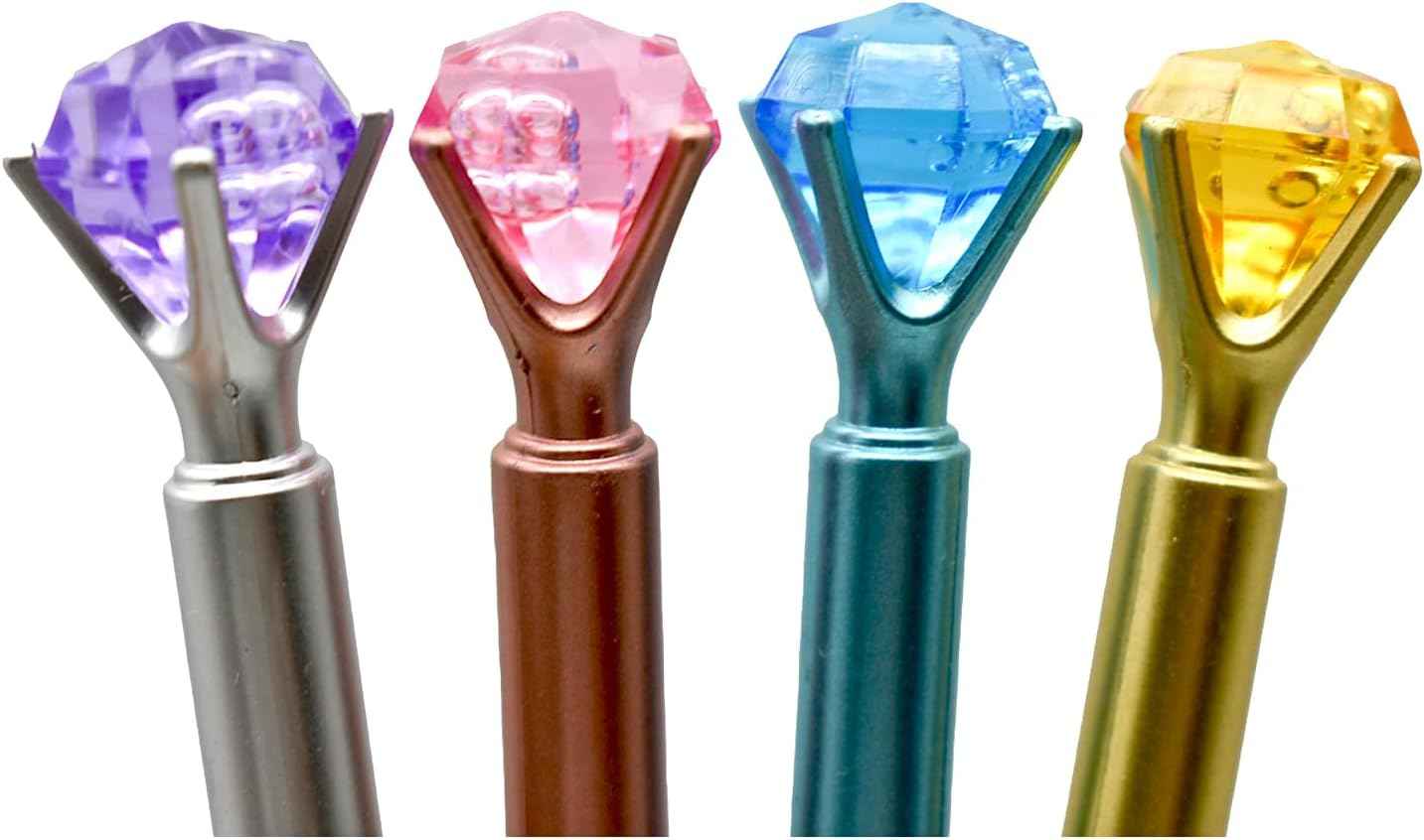 8PCS Comb Bling Diamond Gel Pens for Kids School - TTpen