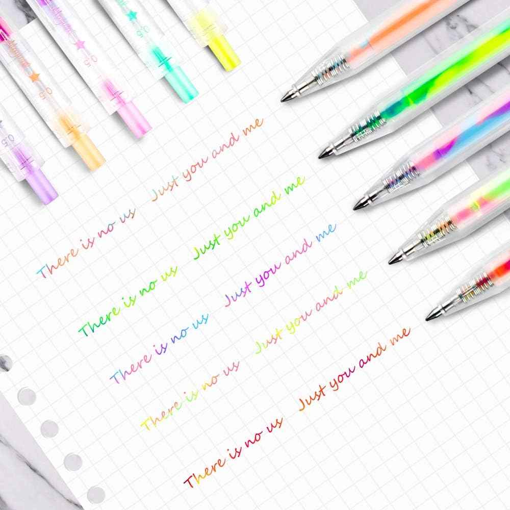 10pcs Magical Color Gel Pens Retractable Set - TTpen