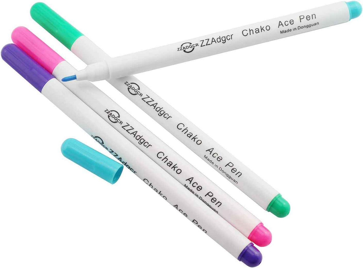 12pcs Disappearing Ink Fabric Marker Pen for Sewing 6 Color - TTpen