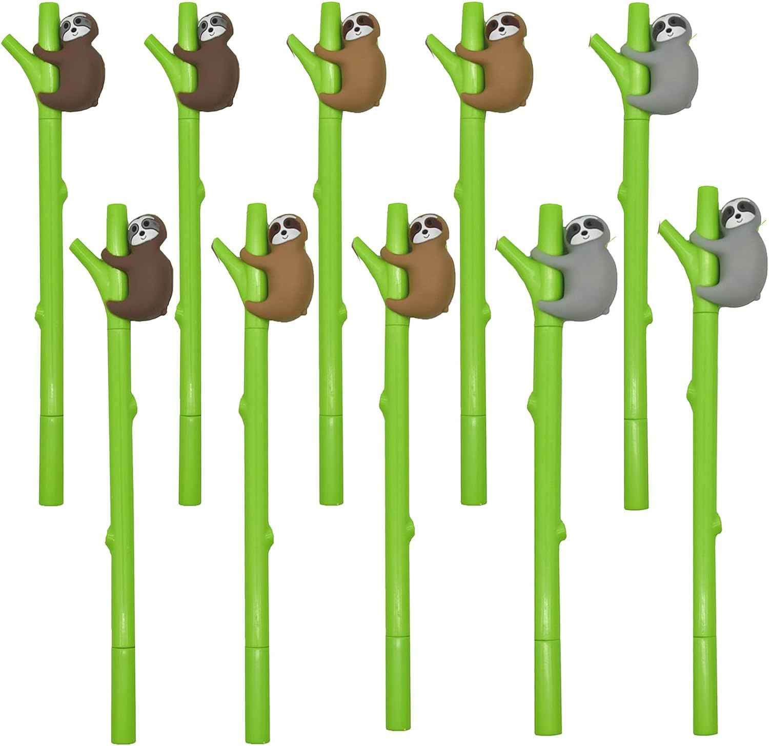 24PCS Sloth Kawaii Bradypod Climbing Tree 0.5mm Black Ink Gel Pens - TTpen