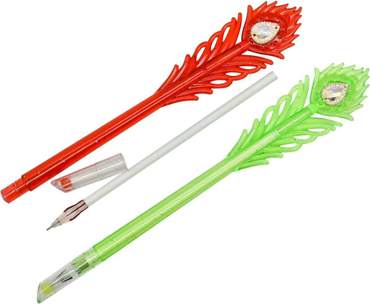 12 Colors Peacock Feather Gel Pens - TTpen