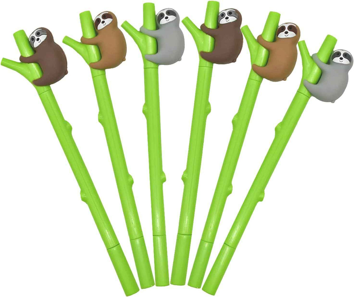 9PCS Cute Sloth Pens Kawaii Bradypod Climbing Tree Pens 0.5 mm - TTpen