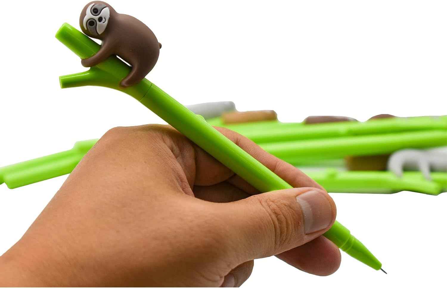 9PCS Cute Sloth Pens Kawaii Bradypod Climbing Tree Pens 0.5 mm - TTpen