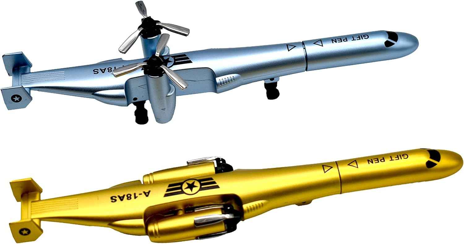 5PCS Novelty Warcraft Gel Pens Airplane Shape - TTpen