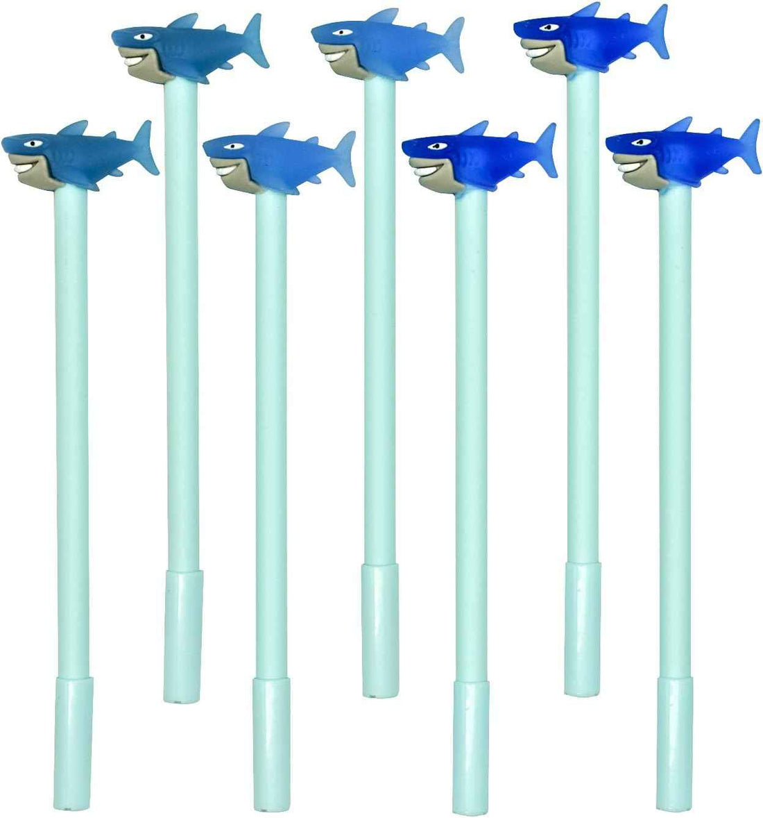 9PCS Cute Cartoon Shark Marine Animal Gel Pens Black Ink - TTpen