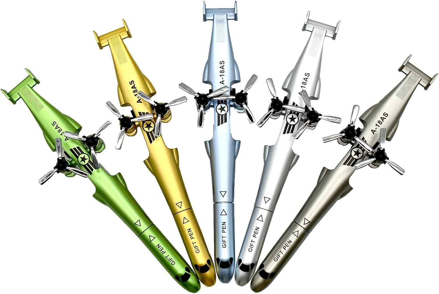 5PCS Novelty Warcraft Gel Pens Airplane Shape - TTpen