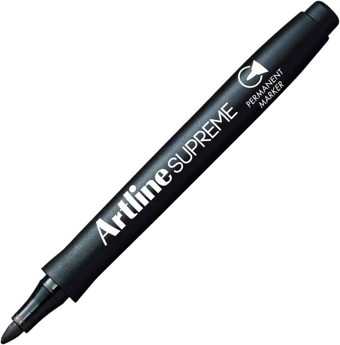 Artline SUPREME PERMANENT MARKER 1.0MM Bullet Nib 4 Pack