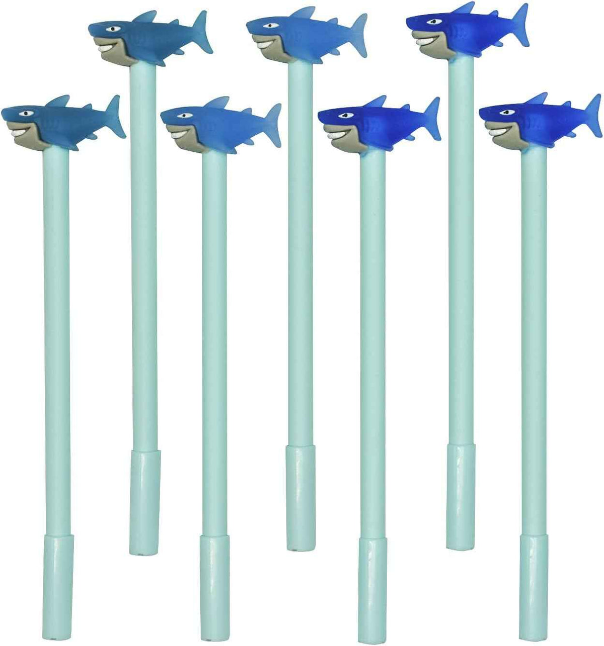 9PCS Cute Cartoon Shark Marine Animal Gel Pens Black Ink - TTpen