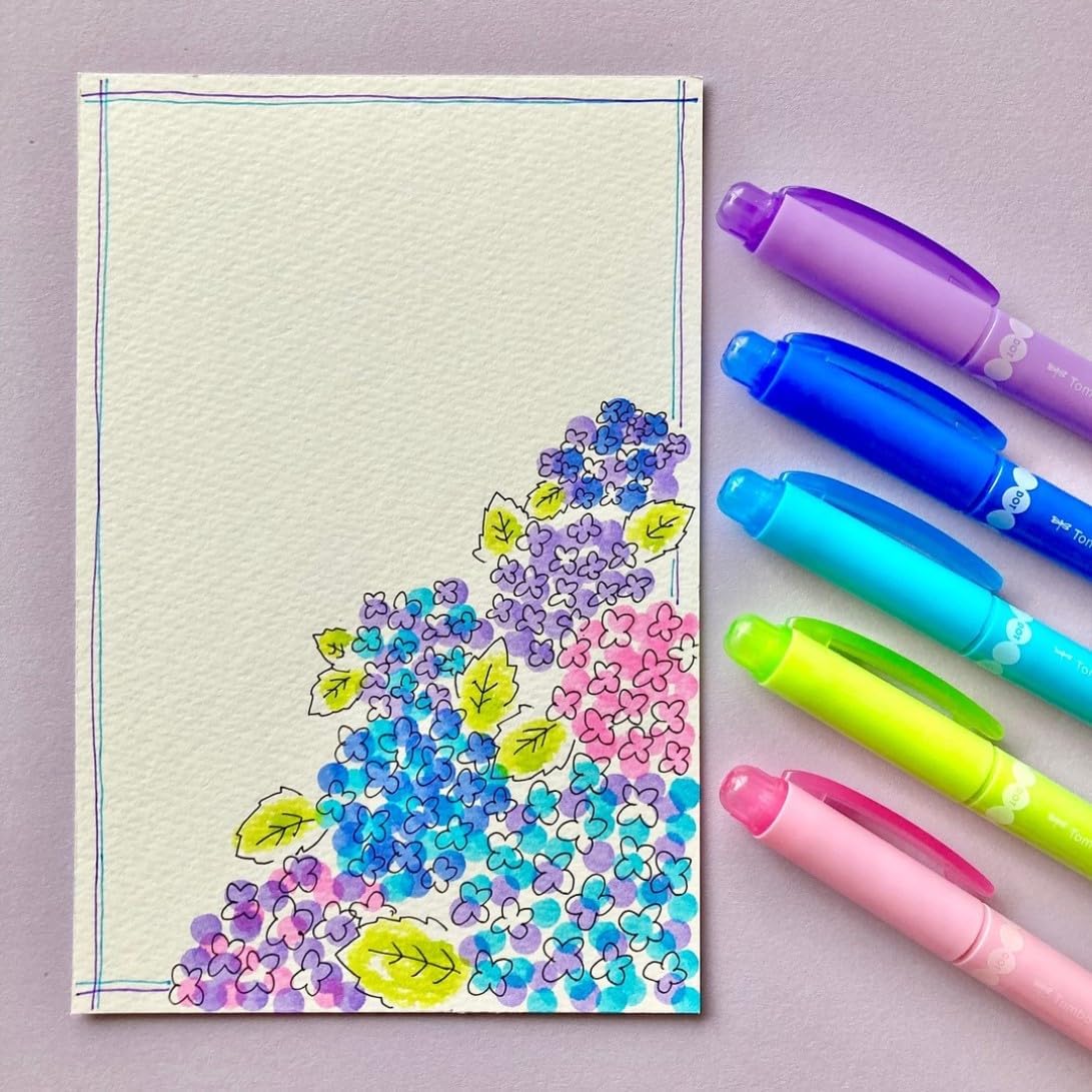 Tombow Play Color Dot Pen Water Based Marker,3 Colors Set A