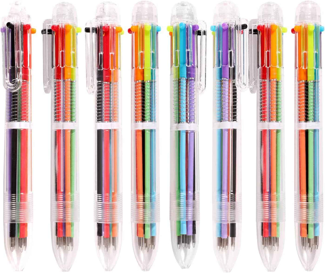 12 Pack 0.5mm 6-in-1 Multicolor Ballpoint Pen - TTpen