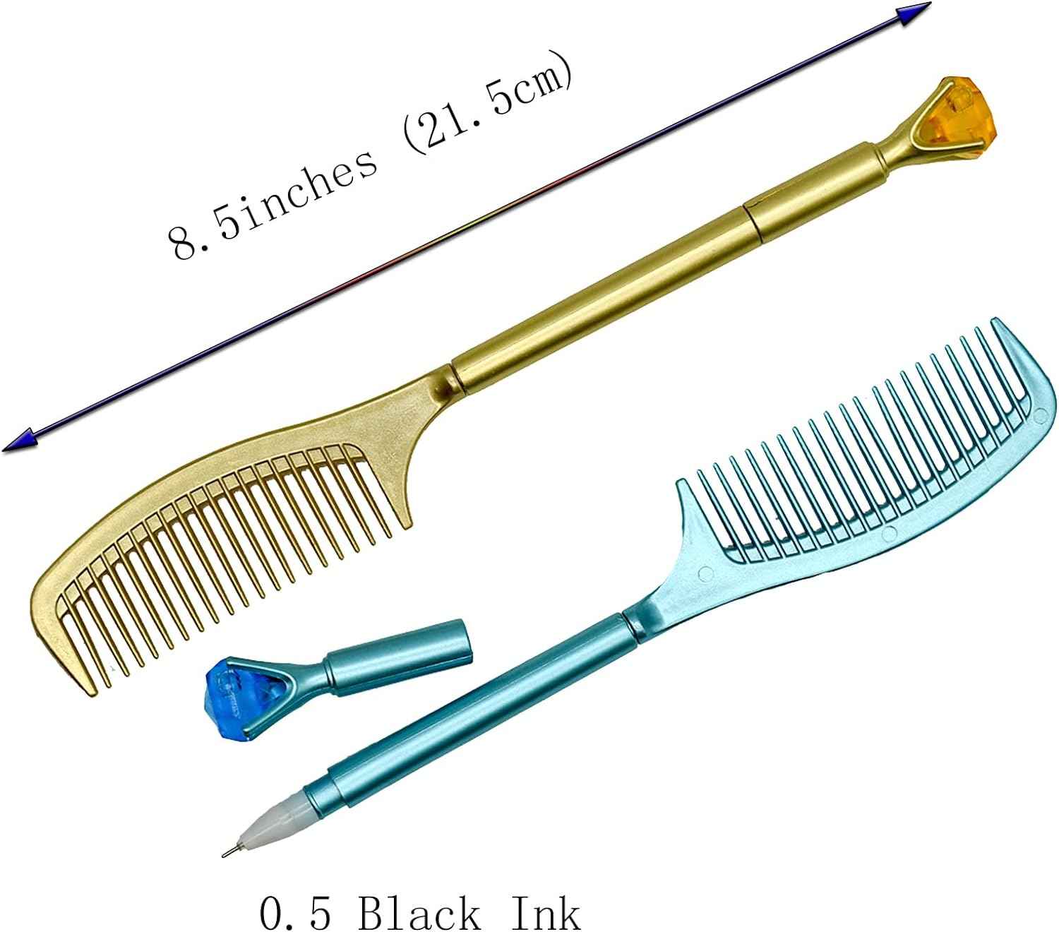 8PCS Comb Bling Diamond Gel Pens for Kids School - TTpen
