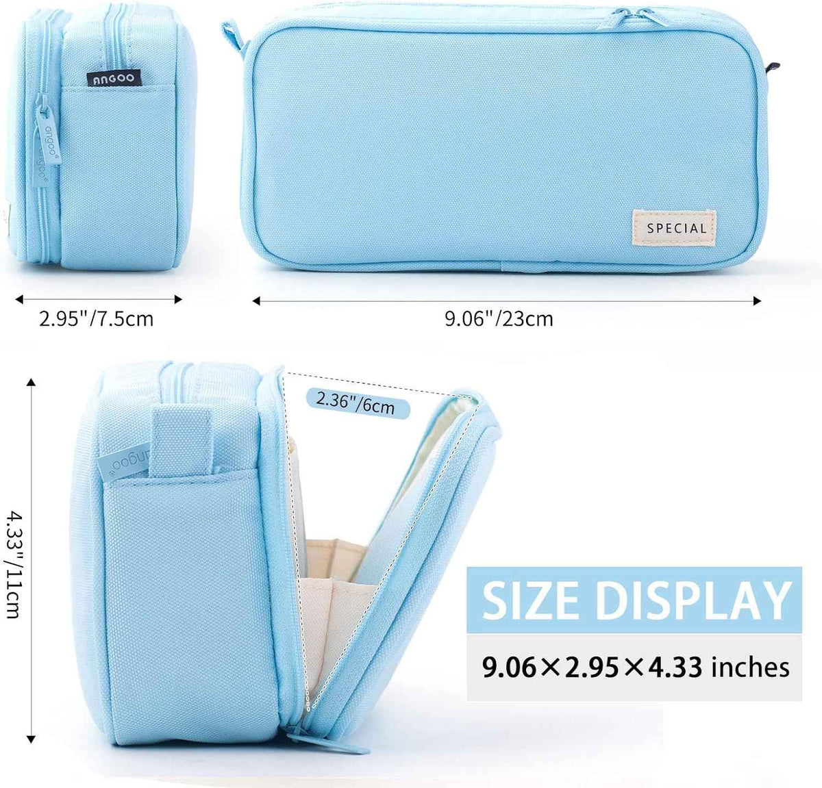 Large Capacity Pencil Case Organizer Pen Marker Holder - TTpen