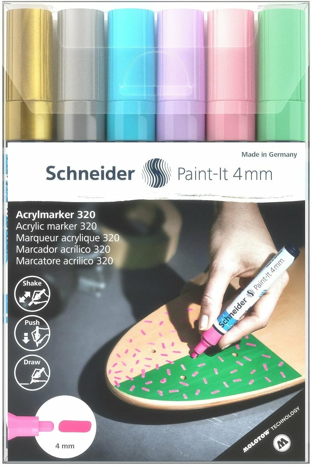 Schneider Paint-It 320 Markers 6-Pack