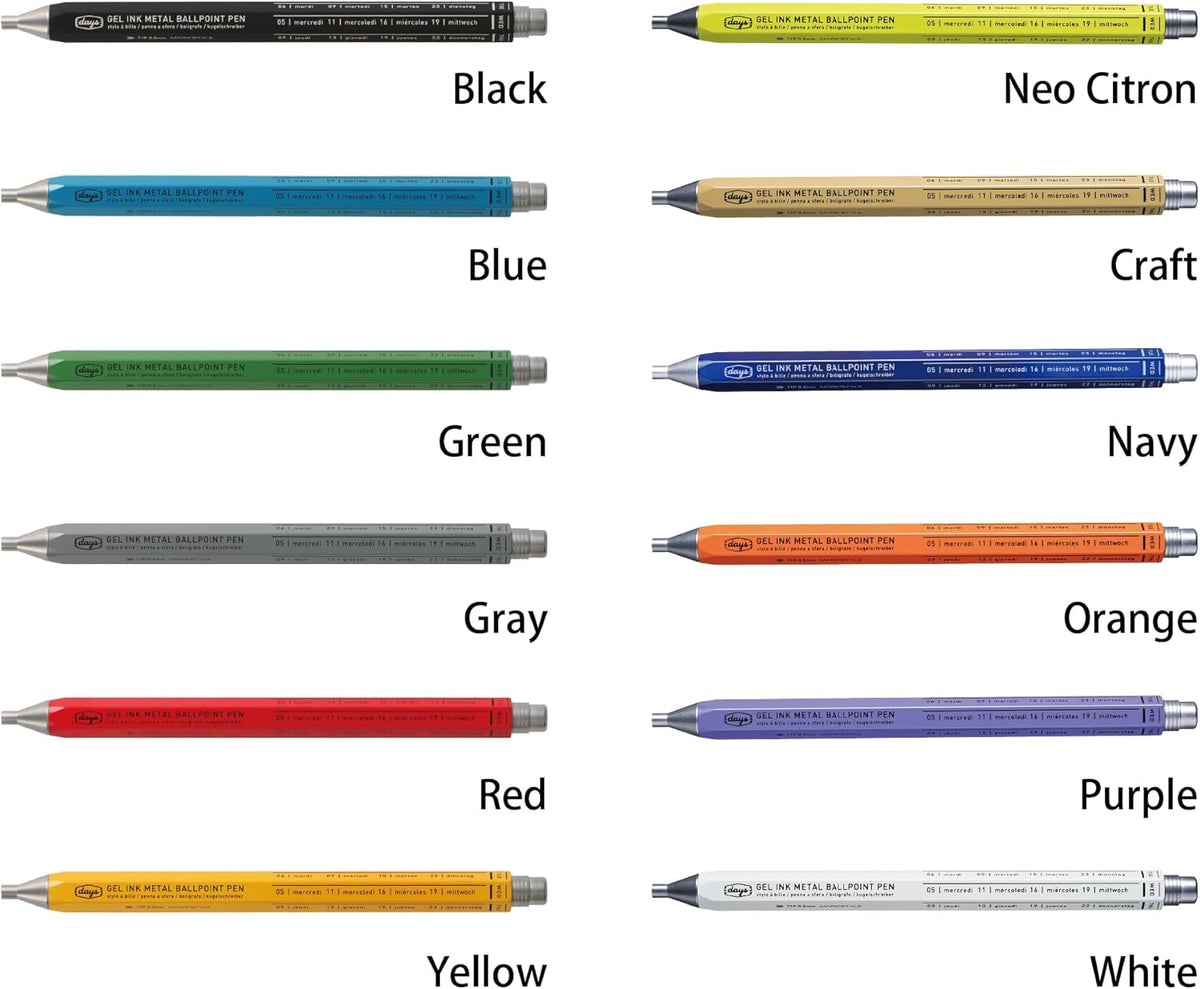 Mark's Days Gel Ink Metal Pen