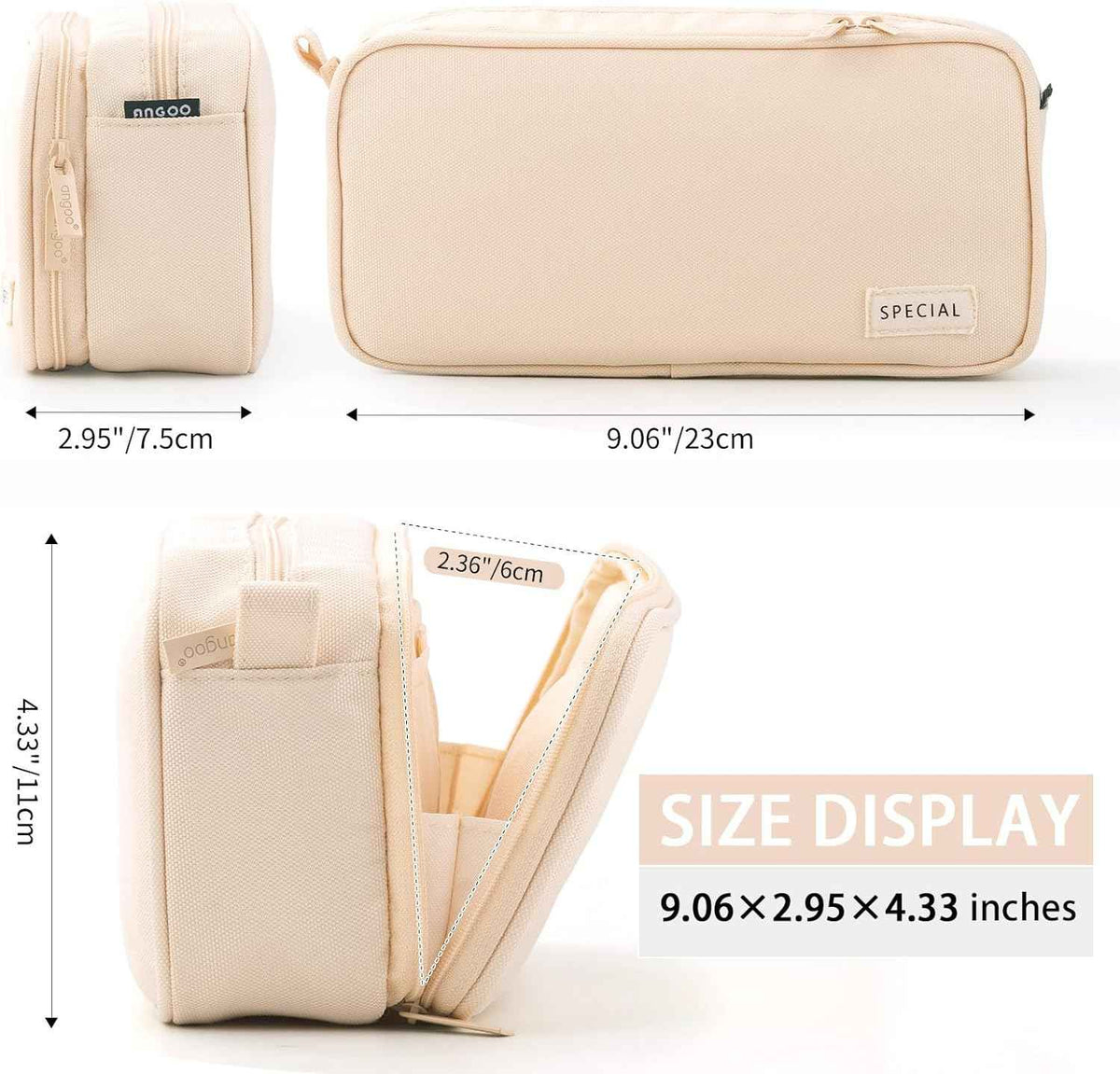 Large Capacity Pencil Case Organizer Pen Marker Holder - TTpen