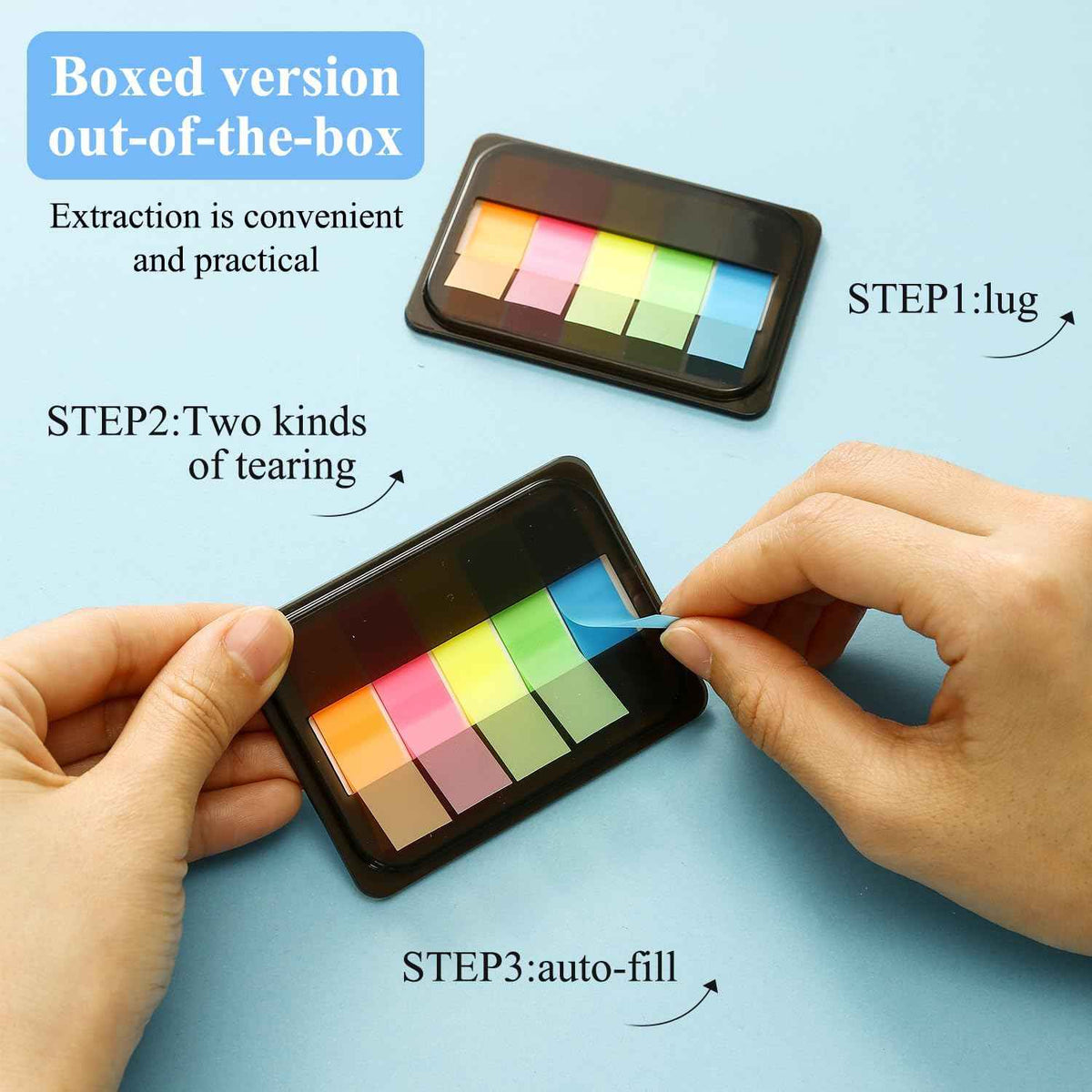 400PCS Page Markers Sticky Index Tabs Transparent Notes - TTpen