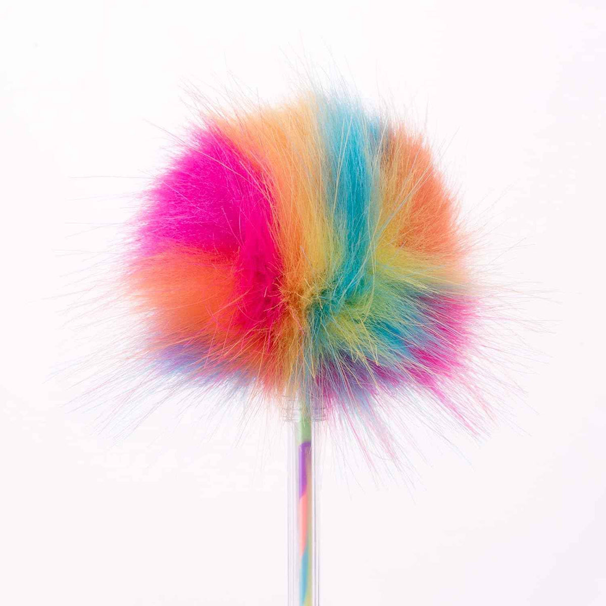 12 Pack Rainbow Color Pompom Gel Pens for Girls and Children - TTpen