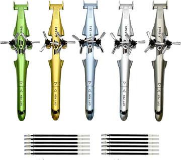 5PCS Novelty Warcraft Gel Pens Airplane Shape - TTpen