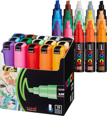 Uni Posca PC-8K Paint Markers 15-Pack