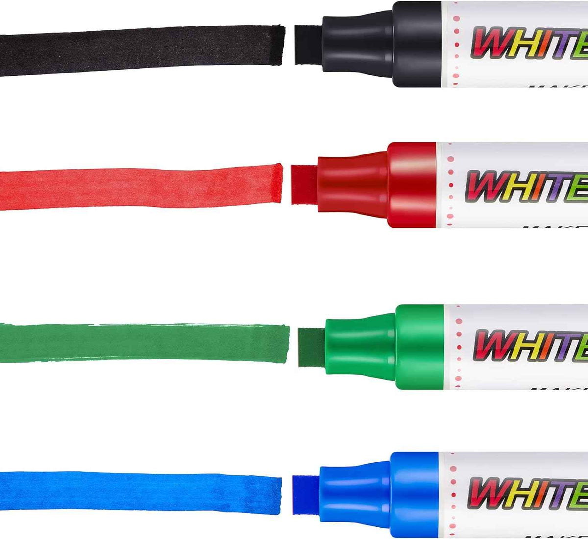 4 Pack Extra Thick Dry Erase Markers WhiteBoard Markers 12mm Big Nib - TTpen