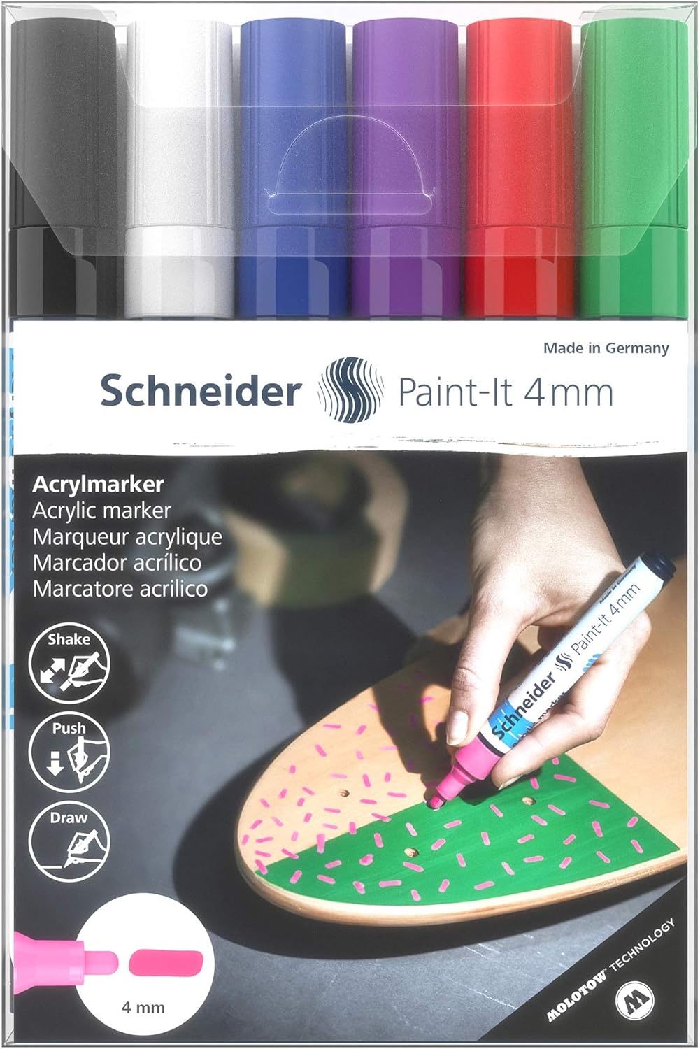 Schneider Paint-It 320 Markers 6-Pack