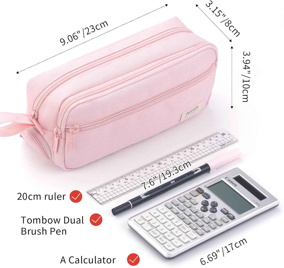 Large Pencil Case High Capacity Holder Box Storage Bag - TTpen