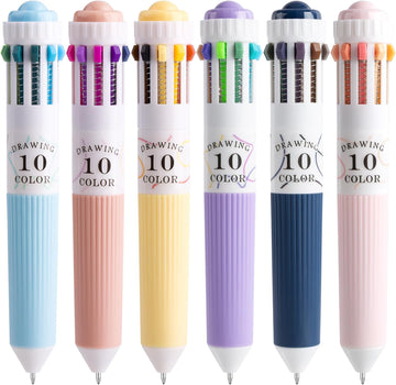 Languo 10-in-1 Multicolor Pen 6-Pack