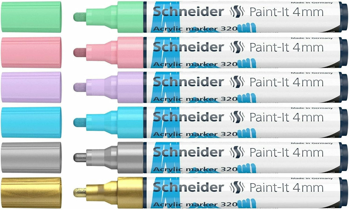 Schneider Paint-It 320 Markers 6-Pack