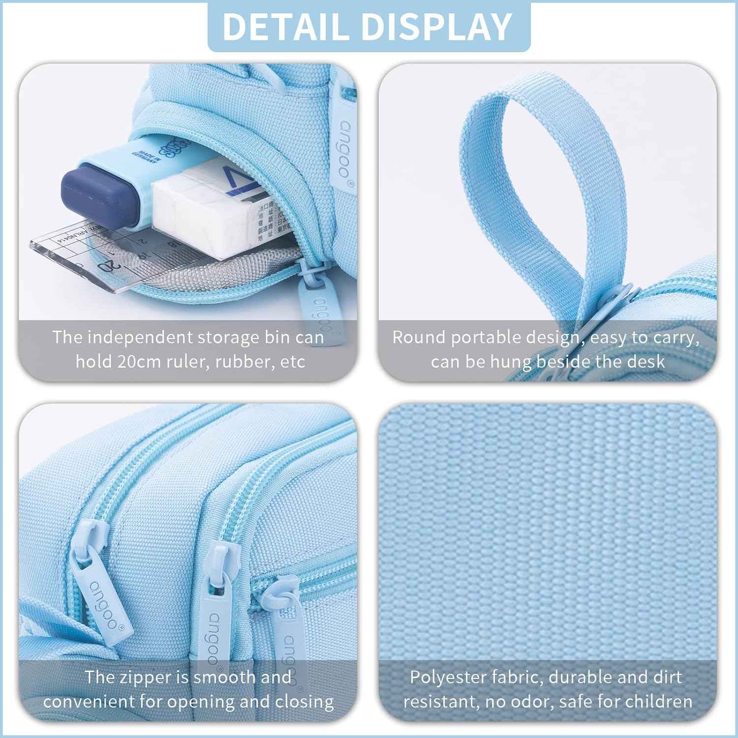 Large Pencil Case High Capacity Holder Box Storage Bag - TTpen