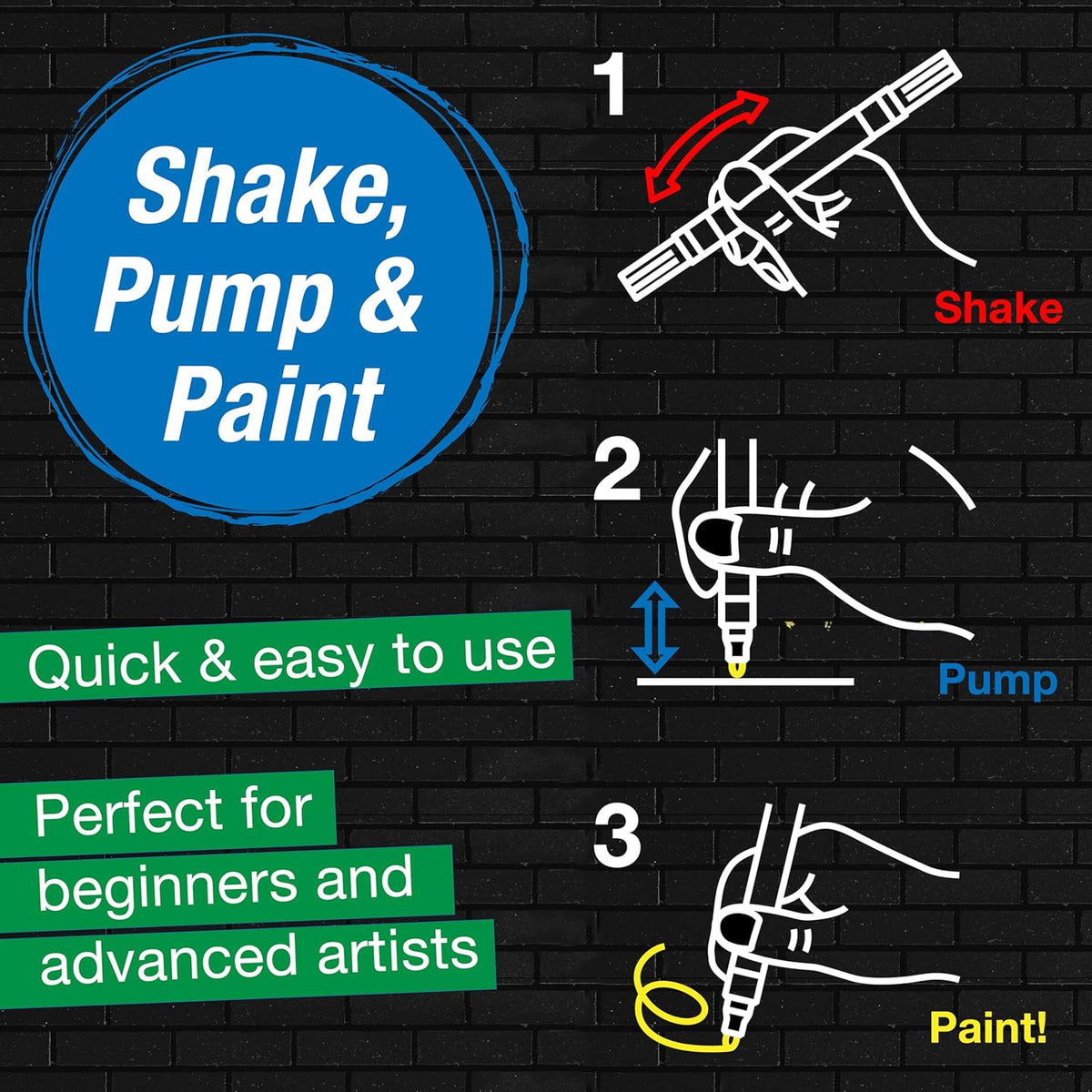 Faber-Castell Classic Acrylic Paint Markers 6-Pack