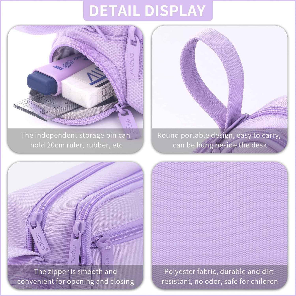 Large Pencil Case High Capacity Holder Box Storage Bag - TTpen