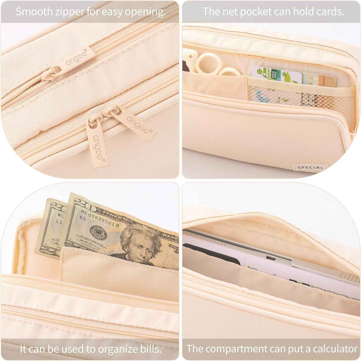 Large Capacity Pencil Case Organizer Pen Marker Holder - TTpen