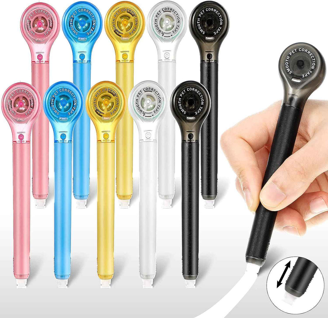 10 Pack Correction Tape Pen Eraser for School Office Supplies - TTpen