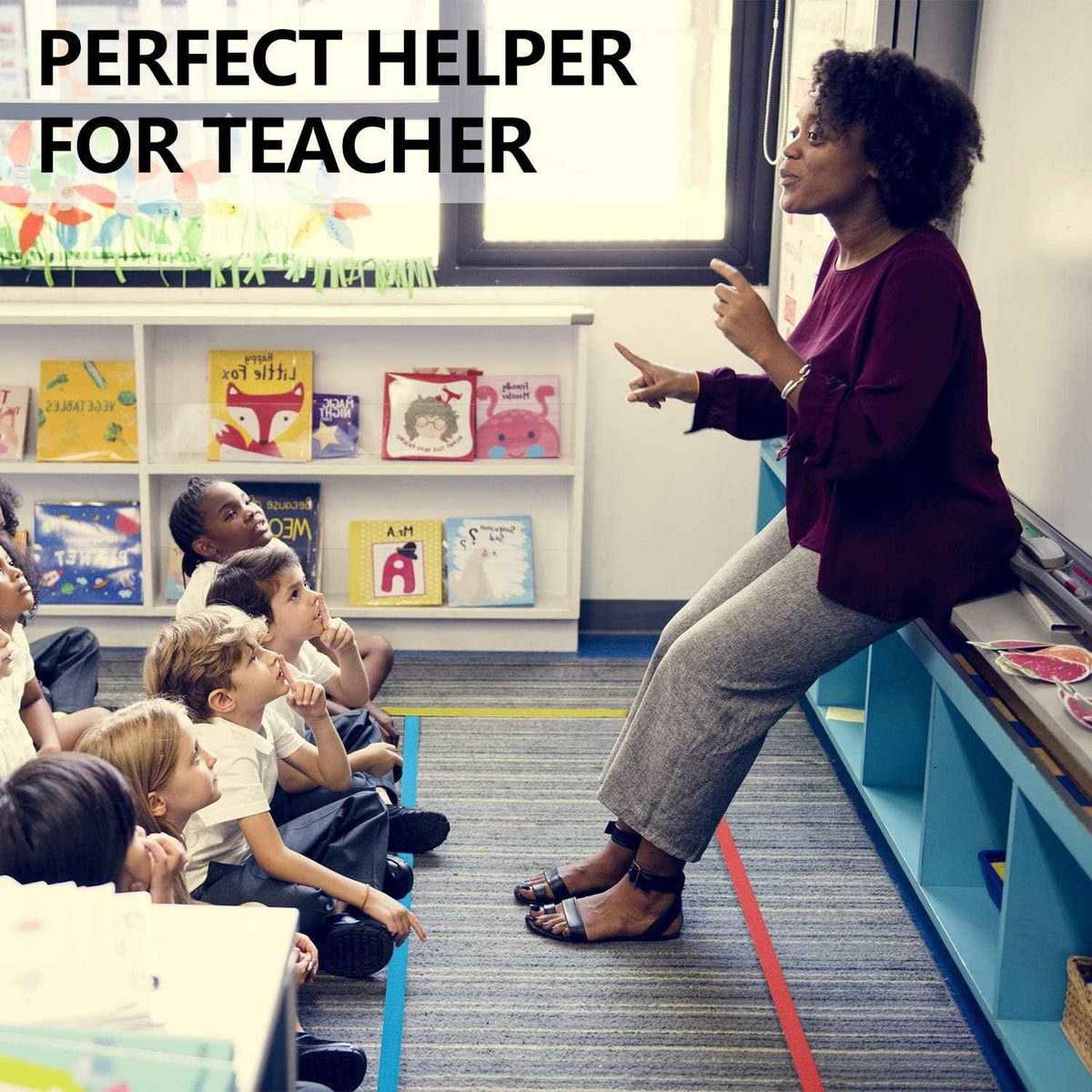 4 Roll 100 Feet Carpet Marker Strips for Classroom Teachers - TTpen