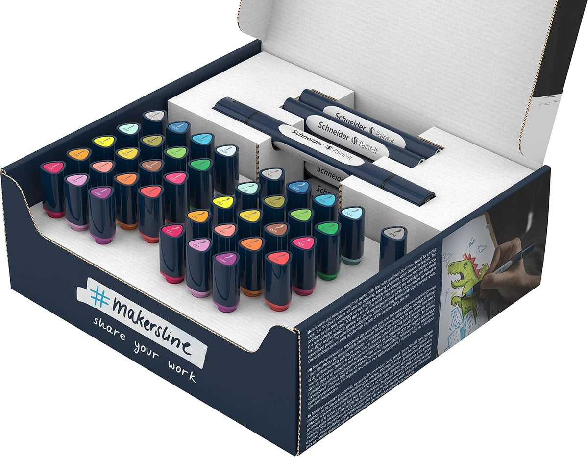 Schneider Paint-It 040 Markers 52-Piece Set