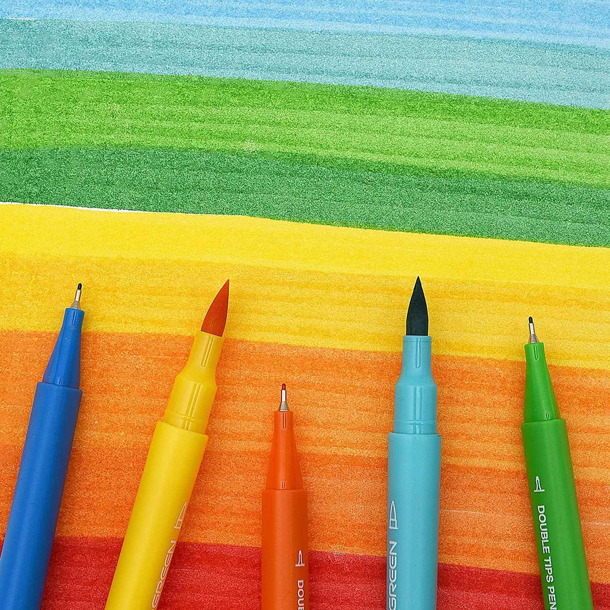 Kaco 36 Artist Coloring Art Markers Dual Tip Pens - TTpen