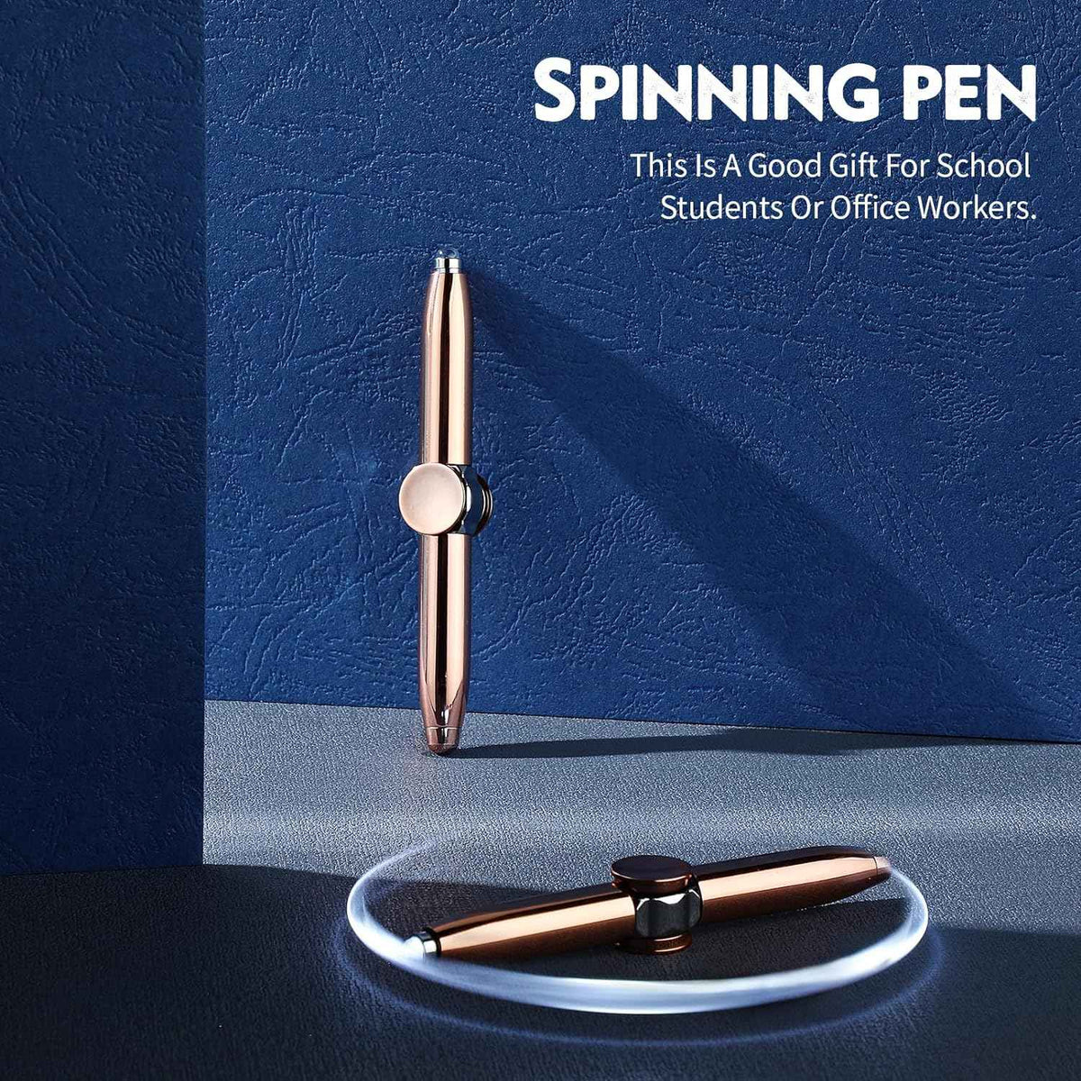 2Pcs Fidget Spinning Pen with LED Light Stress Reducer Ballpoint Pen - TTpen