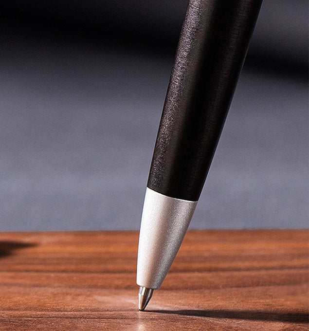 Deli A9Pro Oak Grain Click Pen