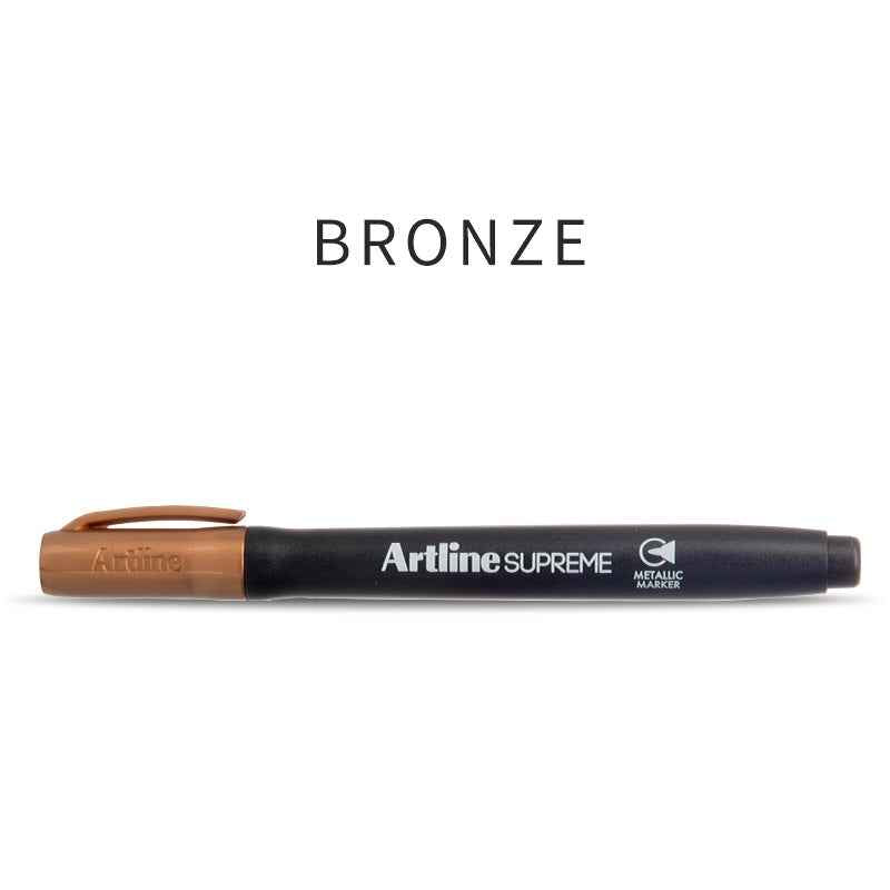 Artline SUPREME Metallic Marker Sets | 1.0mm Bullet Tip | 4 Pack