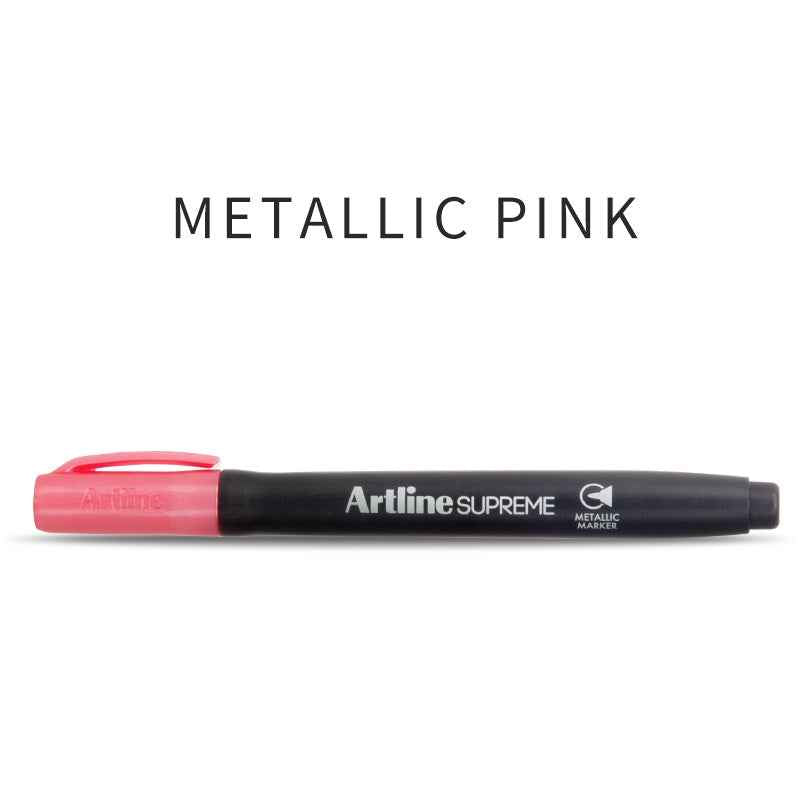 Artline SUPREME Metallic Marker Sets | 1.0mm Bullet Tip | 4 Pack