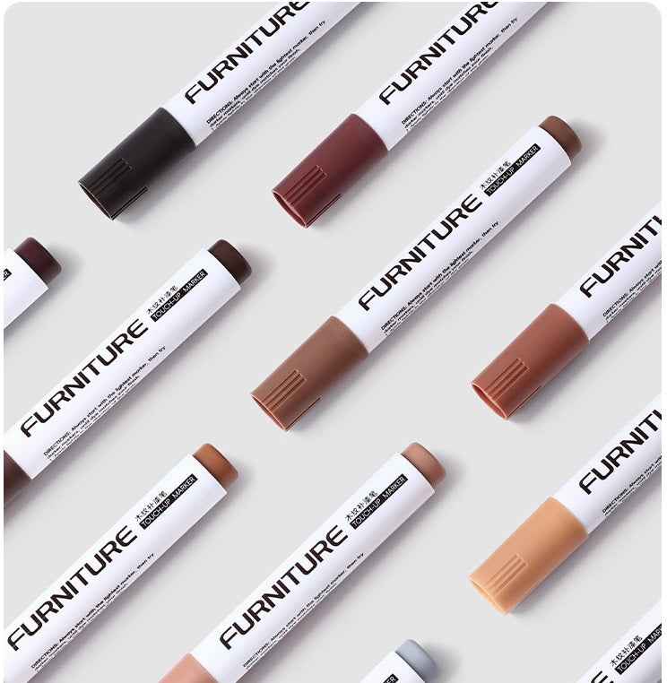 CYANSNAIL Furniture Touch Up Markers,12 Colors Wood Scratch Repair