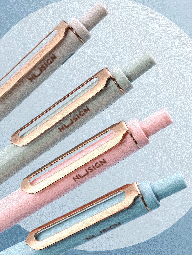 DELI NUSIGN Retractable Gel Pens 5-Pack