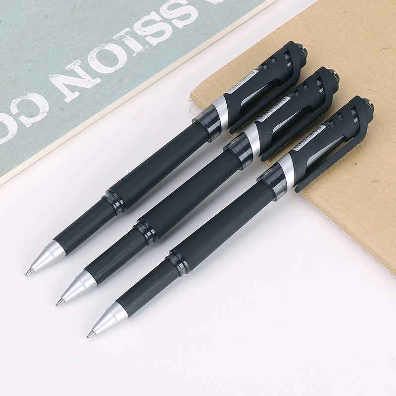 DELI S21 Black Gel Pen 0.7mm Medium Point,12 Pack - TTpen