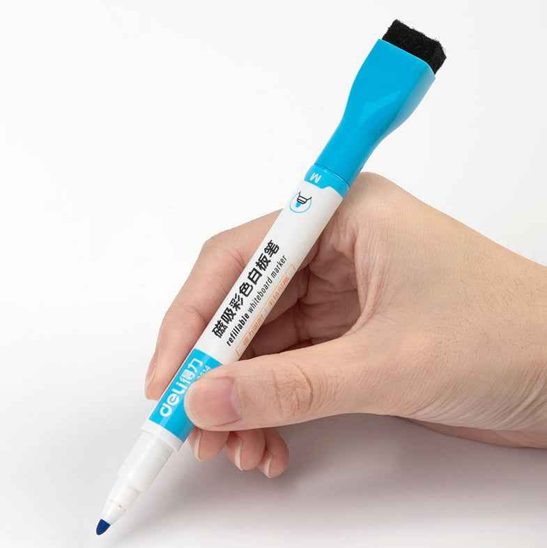 DELI Magnetic Dry Erase Markers,8 Colors Whiteboard Marker Pens - TTpen