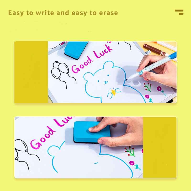 DELI Dry Erase Markers,12 Colors White Board Markers - TTpen