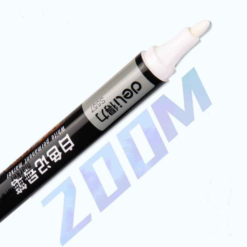 DELI White Permanet Paint Marker Pens Oil Based 1.8mm Medium Tip 10 Count - TTpen