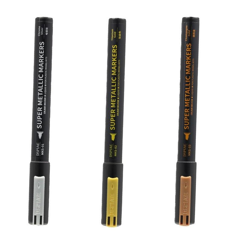 DSPIAE Super Metallic Chrome Markers 3-Pack